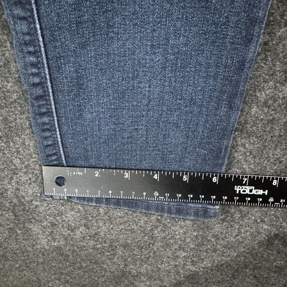 7 For All Mankind Jeans Womens 25 Blue Kimmie Straight Leg Stretch Denim Midrise - Picture 7 of 11